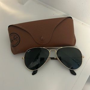 Aviator Large Metal Ray-Ban Sunglasses